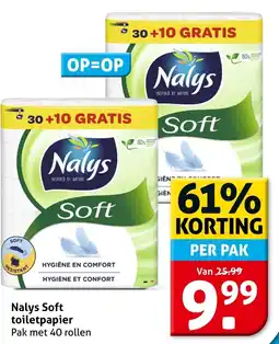Hoogvliet Nalys Soft toiletpapier aanbieding