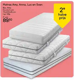 Leen Bakker Matras amy, anna, luc en sven aanbieding