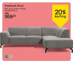 Leen Bakker Hoekbank noud aanbieding