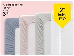 Leen Bakker Alle hoeslakens aanbieding