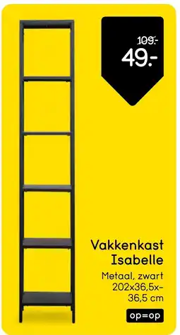 Leen Bakker Vakkenkast isabelle aanbieding