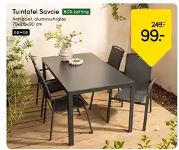 Leen Bakker Tuintafel savoie aanbieding