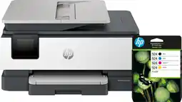 Coolblue HP OfficeJet Pro 8124e + 1 set extra cartridges aanbieding