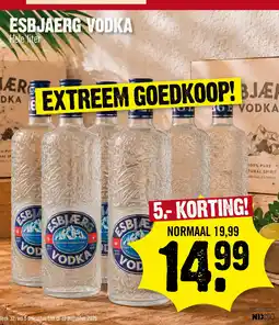 Super Dirck 3 Esbjærg vodka aanbieding