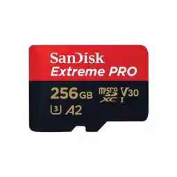 Bol.com SANDISK Extreme PRO microSDXC-kaart 256 GB Class 10 UHS-I Schokbestendig - Waterdicht aanbieding