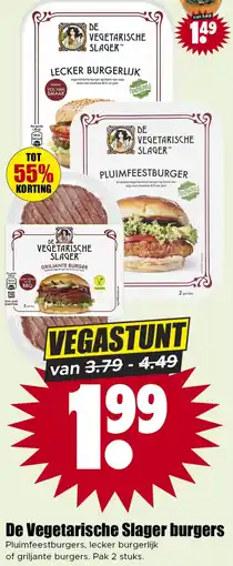 Dirk De Vegetarische Slager burgers aanbieding
