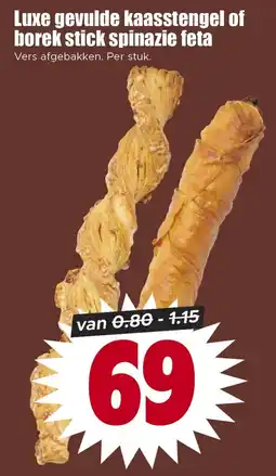 Dirk Luxe gevulde kaasstengel of borek stick spinazie feta aanbieding