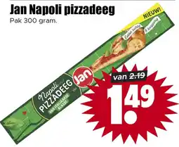 Dirk Jan pizzadeeg aanbieding