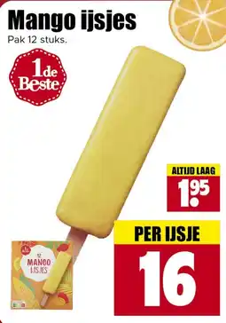 Dirk Mango ijsjes aanbieding