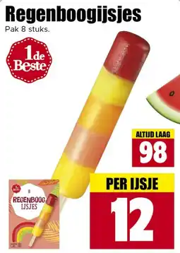 Dirk Regenboogijsjes aanbieding
