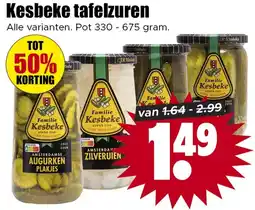 Dirk Kesbeke tafelzuren aanbieding