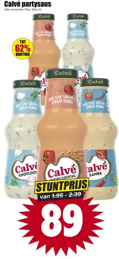 Dirk Calvé partysaus aanbieding