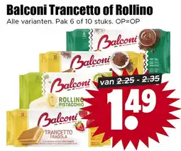 Dirk Balconi Trancetto of Rollino aanbieding
