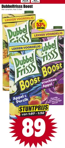 Dirk Dubbel Friss Boost aanbieding