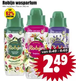 Dirk Robijn wasparfum aanbieding