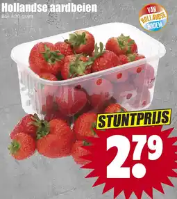 Dirk Hollandse aardbeien aanbieding