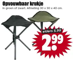 Dirk Opvouwbaar krukje aanbieding