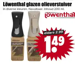 Dirk Löwenthal glazen olieverstuiver aanbieding