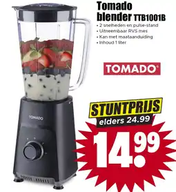 Dirk Tomado blender TTB1001B aanbieding