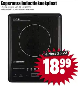 Dirk Esperanza induktiekookplaat aanbieding