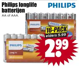 Dirk Philips longlife batterijen aanbieding