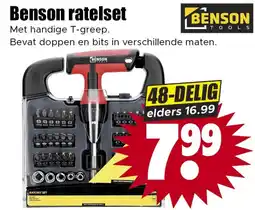 Dirk Benson ratelset aanbieding