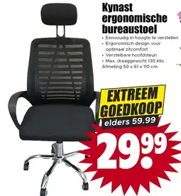 Dirk Kynast ergonomische bureaustoel aanbieding
