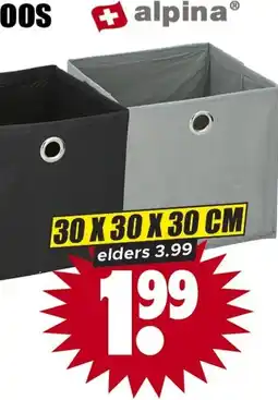 Dirk alpina opbergdoos aanbieding
