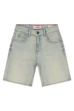 Wehkamp Vingino regularwaist short light blue denim aanbieding