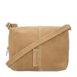 Wehkamp Shabbies Amsterdam suede crossbody tas Saar zand aanbieding