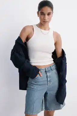 Wehkamp Mango straight leg denim short - mediumblauw denim aanbieding