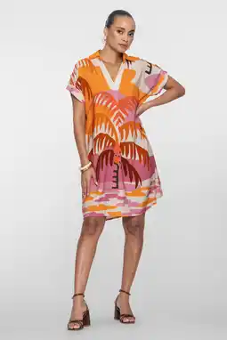 Wehkamp Geisha zomerjurk oranje aanbieding
