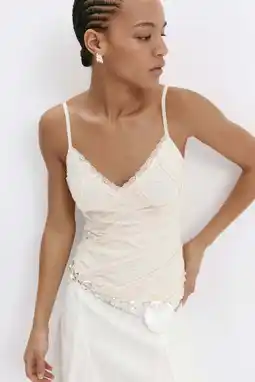 Wehkamp Mango top - ecru aanbieding
