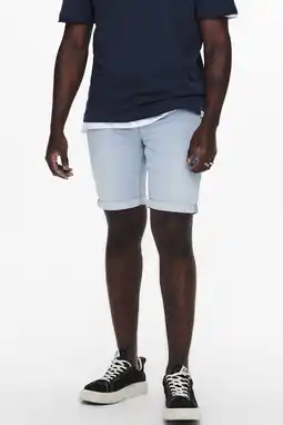 Wehkamp ONLY & SONS ONSPLY denim regularshort light blue denim aanbieding