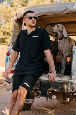 Wehkamp Croyez regular casual short zwart aanbieding