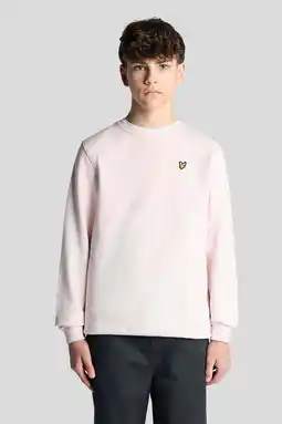 Wehkamp Lyle & Scott sweater lichtroze aanbieding