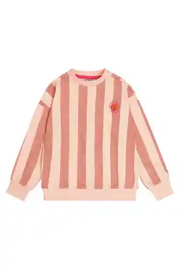 Wehkamp Tumble 'n Dry gestreepte sweater zalm aanbieding