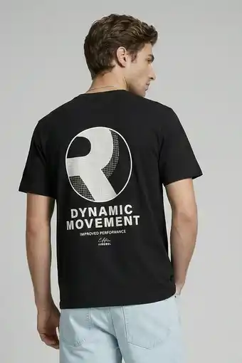 Wehkamp JJ REBEL relaxed T-shirt met backprint zwart aanbieding