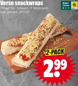 Dirk Verse snackwraps aanbieding