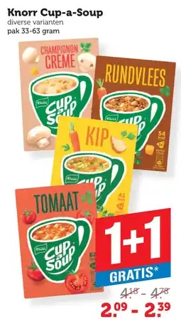Coop Knorr Cup-a-Soup aanbieding