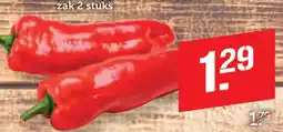 Coop peper aanbieding