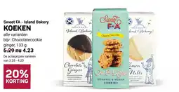 Ekoplaza Sweet FA - Island Bakery KOEKEN aanbieding