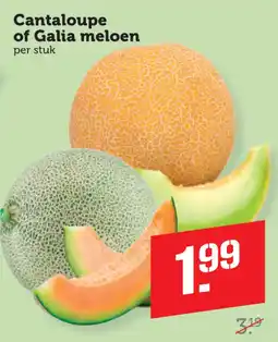 Coop Cantaloupe of Galia meloen aanbieding