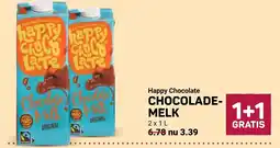 Ekoplaza Happy Chocolate CHOCOLADE-MELK aanbieding