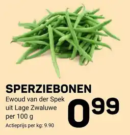 Ekoplaza Sperziebonen aanbieding