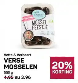 Ekoplaza Vette & Verhaart verse mosselen aanbieding