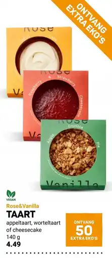Ekoplaza Rose&Vanilla TAART aanbieding