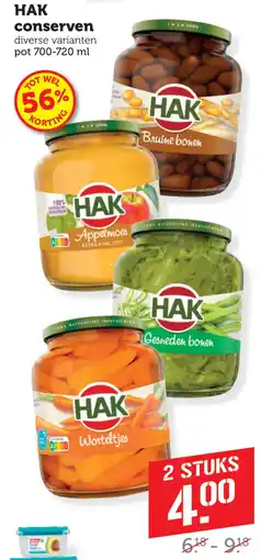 Coop HAK conserven aanbieding