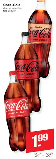 Coop Coca-Cola diverse varianten aanbieding