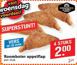 Coop Hendrickx de Bakker roomboter appelflap aanbieding